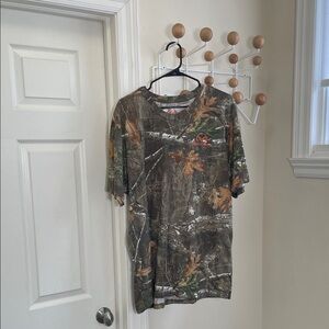 Real Tree - Classic camouflage Outdoor T-Shirt Green / Brown XL